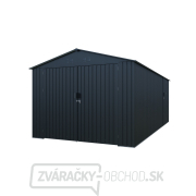 Riwall PRO RMCG 20x10 Antracitová plechová garáž 3 x 6 m so sedlovou strechou Antracitová Náhľad