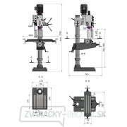 Stĺpová prevodová vŕtačka OPTIdrill DH 40 CTP Náhľad